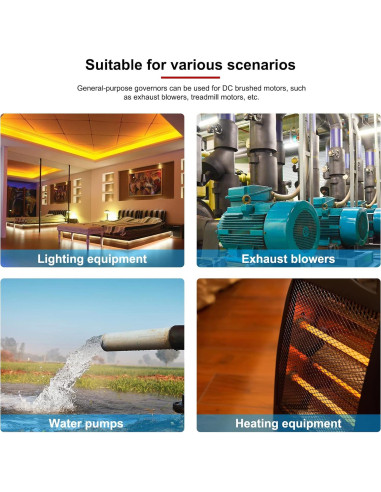 Controlador de Velocidad Motor DC PWM EVTSCAN 10-50V 100A 5000W