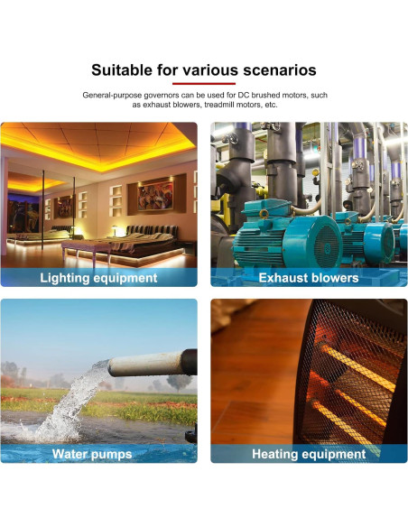 Controlador de Velocidad Motor DC PWM EVTSCAN 10-50V 100A 5000W