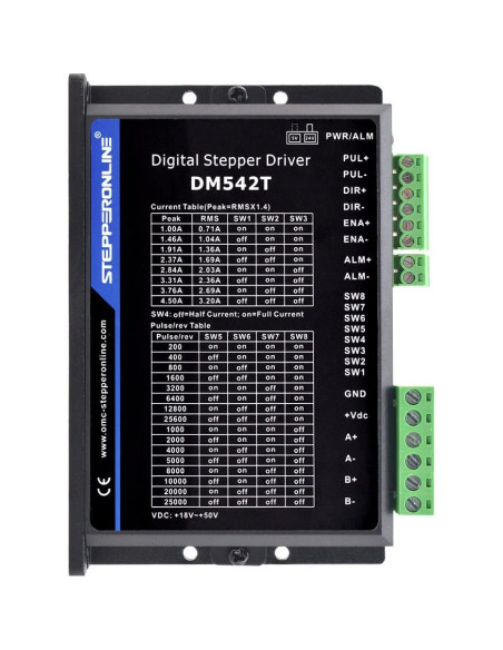 Kit Motor Paso a Paso Nema 23 2.4Nm STEPPERONLINE DM542T