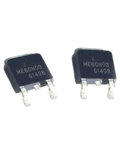 10 Transistores MOSFET N-Channel ME60N03 TO-252 RENDTENSIETI