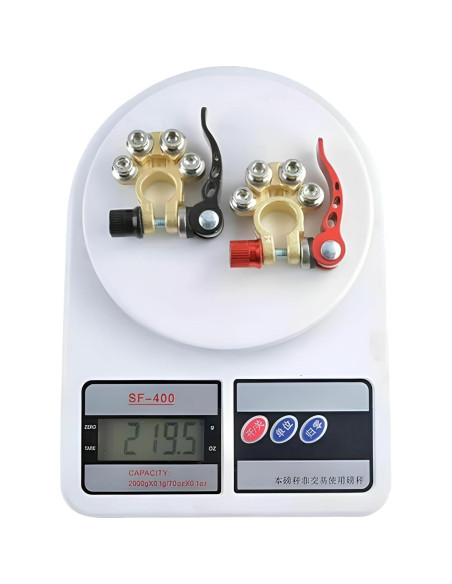 Conectores de terminal de batería JacobsParts 2 piezas 4 vías