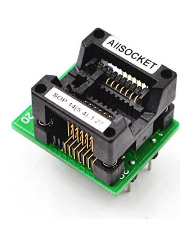 Adaptador de Programación SOP14 a DIP14 ALLSOCKET 1.27mm