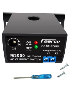 Relé de Detección de Corriente AC 0-30A Nodehawk M3050