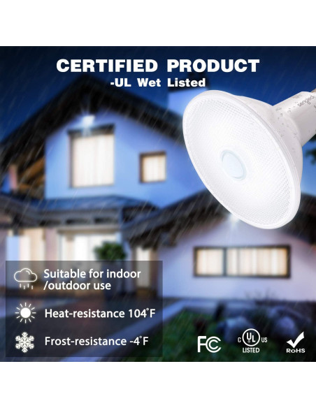 Luces de Inundación LED Sengled PAR38 5000K 1500LM Paquete de 4 Luces de Inundación LED Sengled PAR38 5000K 1500LM Paquete de 4