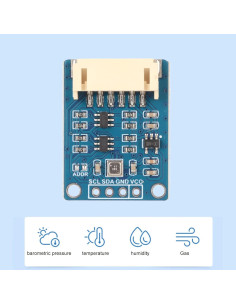 Módulo Ambiental BME688 Goshyda I2C SPI Sensor de Temperatura y Humedad 2