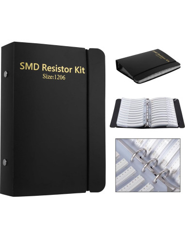 Kit de Resistencias y Capacitores SMD 1206 - 10500 Piezas