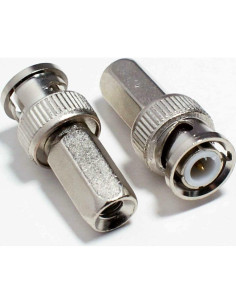 25 Conectores BNC Macho Twist On RG59 V-Fiabilidad para CCTV 2