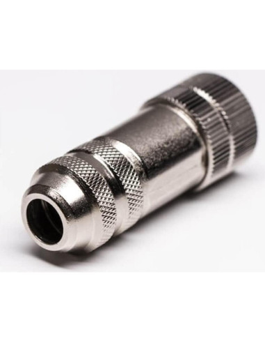 Conector Profibus M12 Hembra A-Code 4 Pines Recto IP68