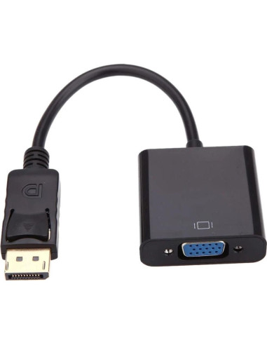Adaptador DisplayPort a VGA CY 0.2m Chapado en Oro