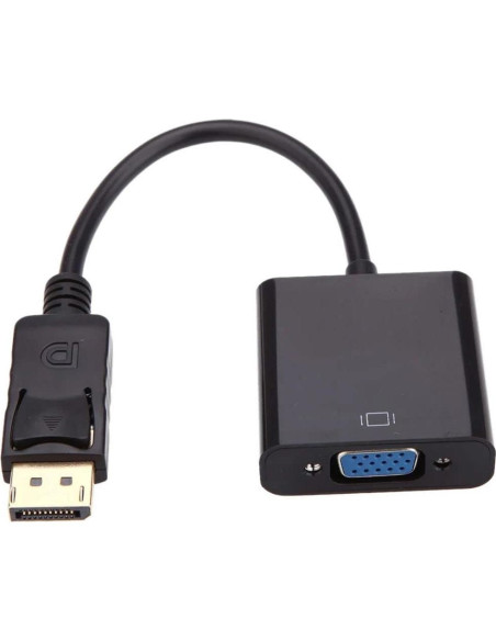 Adaptador DisplayPort a VGA CY 0.2m Chapado en Oro