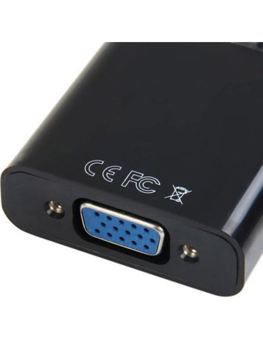 Adaptador DisplayPort a VGA CY 0.2m Chapado en Oro