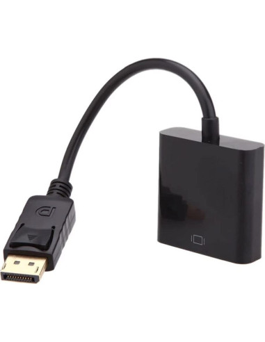 Adaptador DisplayPort a VGA CY 0.2m Chapado en Oro