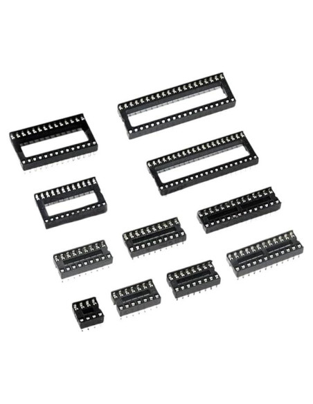 Zócalos DIP 10PCS HIRMENENTE para Componentes Electrónicos