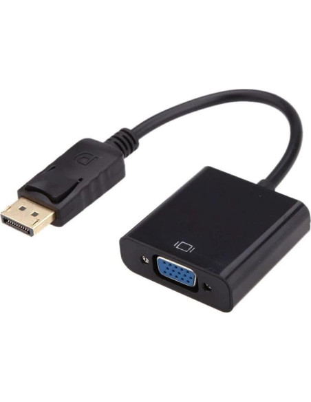 Adaptador DisplayPort a VGA CY 0.2m Chapado en Oro
