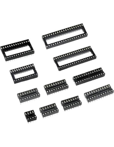 Zócalos DIP 10PCS HIRMENENTE para Componentes Electrónicos