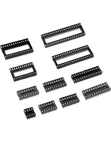 Zócalos DIP 10PCS HIRMENENTE para Componentes Electrónicos