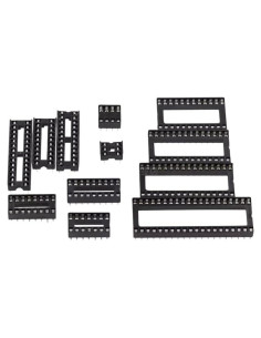 Zócalos DIP 8 Pin OIWIEAMIGIA 10PCS Adaptador Soldadura 2.54mm