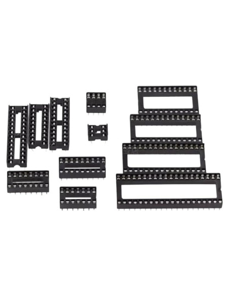 Zócalos DIP 8 Pin OIWIEAMIGIA 10PCS Adaptador Soldadura 2.54mm