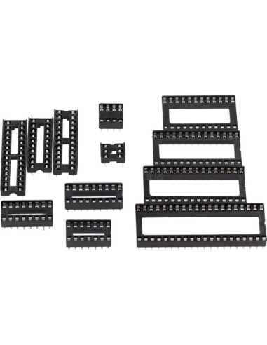Zócalos DIP 8 Pin OIWIEAMIGIA 10PCS Adaptador Soldadura 2.54mm