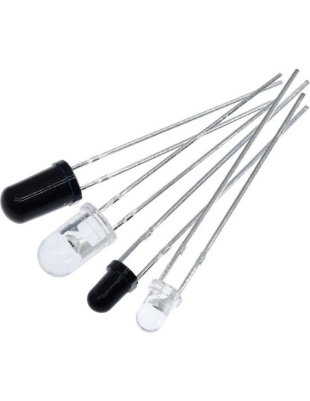 10 Pares LEDs Infrarrojos 940nm Emisores y Receptores NGIAANBOA