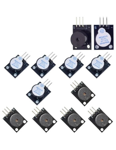 Sensor Zumbador Activo/Pasivo KY-006/KY-012 NIDMETNSUJRA 5/10 Unidades