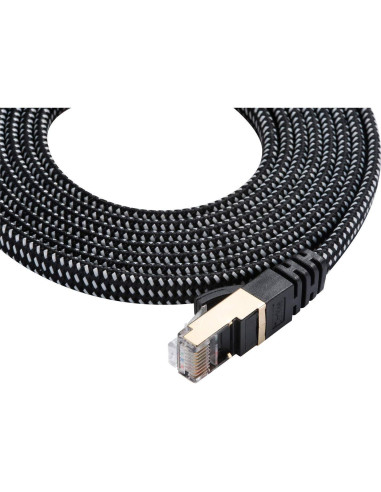 Cable Ethernet Cat 8 DanYee 20.12m STP trenzado nylon RJ45