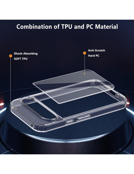 Funda Transparente Anoowkoa para Google Pixel 9/9 Pro - Resistente a Golpes Funda Transparente Anoowkoa para Google Pixel 9/9 Pro - Resistente a Golpes