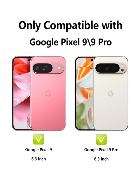 Funda Transparente Anoowkoa para Google Pixel 9/9 Pro - Resistente a Golpes Funda Transparente Anoowkoa para Google Pixel 9/9 Pro - Resistente a Golpes