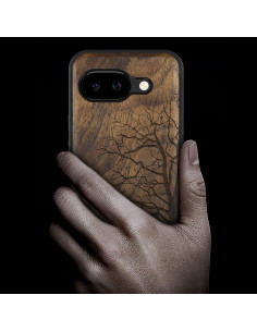 Funda de Madera Carveit para Google Pixel 9a - TPU y Grabado 2