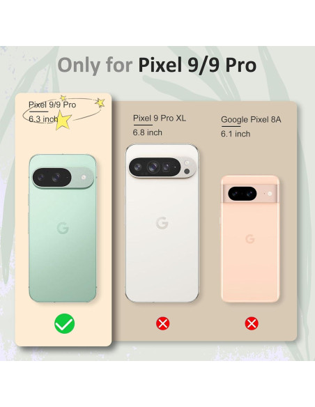 Funda Transparente TPU Google Pixel 9/9 Pro Colorida Antirayaduras Funda Transparente TPU Google Pixel 9/9 Pro Colorida Antirayaduras
