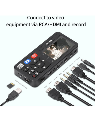 Convertidor de Video Digital King Ma HDMI 1080P 60FPS