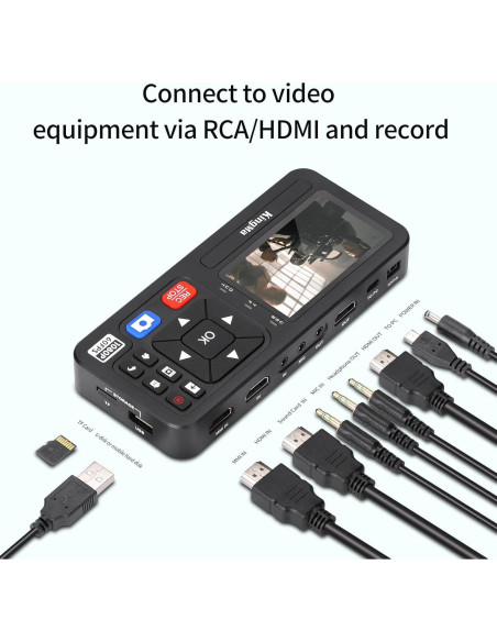 Convertidor de Video Digital King Ma HDMI 1080P 60FPS