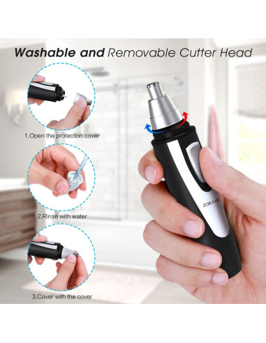 Recortador de Vello Nasal y Auricular ZORAMI 2025 Indoloro