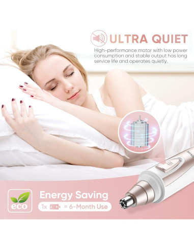 Recortador de Vello Nasal y Auricular ZORAMI 2025 Indoloro