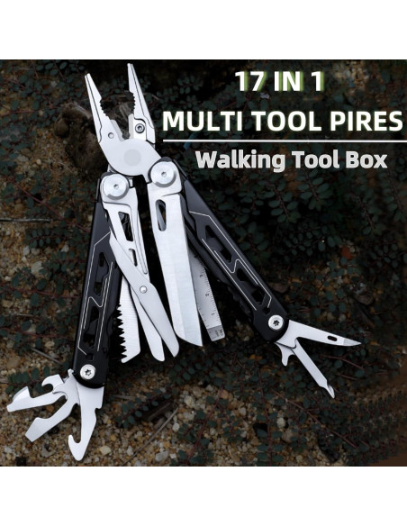Alicate Multi Herramienta 17-en-1 WexyHonMi Acero Inoxidable