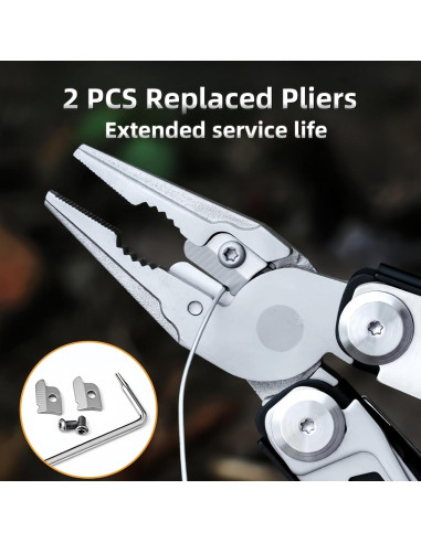 Alicate Multi Herramienta 17-en-1 WexyHonMi Acero Inoxidable