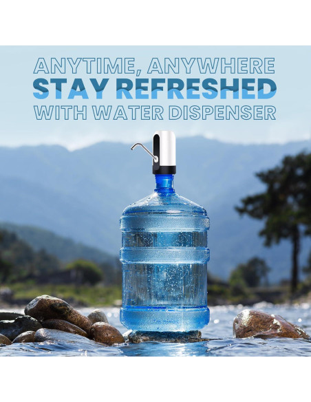 Dispensador de Agua AWH 5 Galones Bomba USB Portátil Dispensador de Agua AWH 5 Galones Bomba USB Portátil