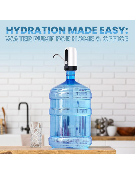 Dispensador de Agua AWH 5 Galones Bomba USB Portátil Dispensador de Agua AWH 5 Galones Bomba USB Portátil