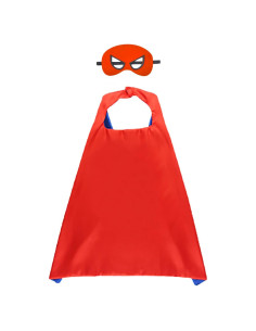 Capa y Máscara de Superhéroe HuangWeida para Niños 3-9 Años