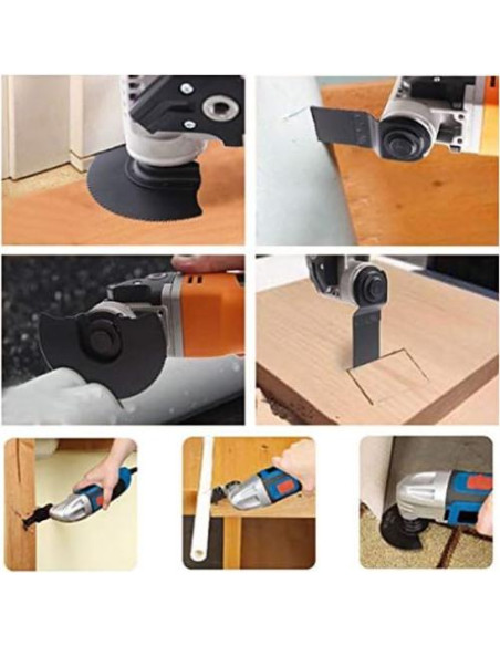 Kit de Hojas de Sierra Oscilante Tooloflife 68 Piezas