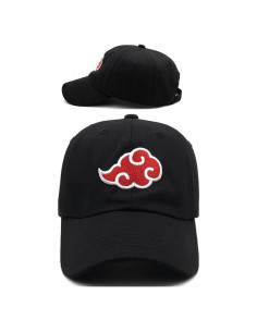 Gorro Strapback Negro de Anime Unisex - Cosplay y Verano