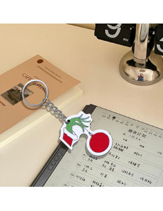 Llavero de Madera Verde Gintison Monstruo de Navidad Anime 2