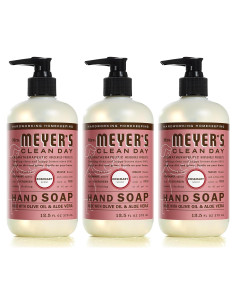 Jabón Líquido para Manos Mrs. Meyer's Romero 370 ml - Paquete de 3