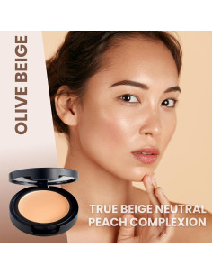 Base de Maquillaje HD POISE 3g Beige Oliva Hidratante 2