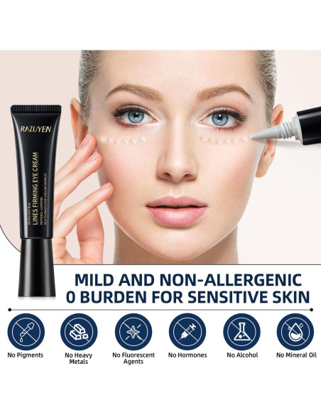 Crema Contorno de Ojos RAZUYEN 20ml - Hidratante Antienvejecimiento