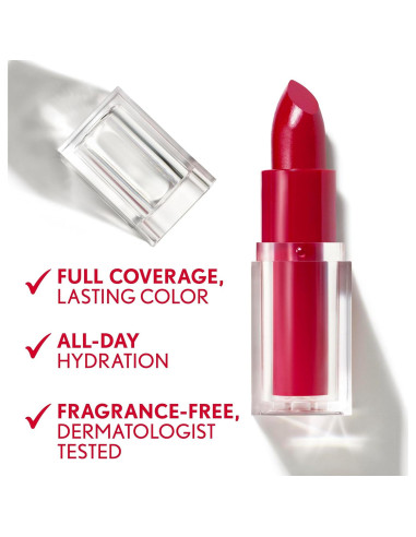 COVERGIRL Lápiz Labial Crema Satinado 3.4g Sin Carmín