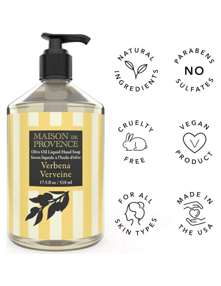 Jabón Líquido para Manos Olivia Care 549 ml - Hidratante y Natural