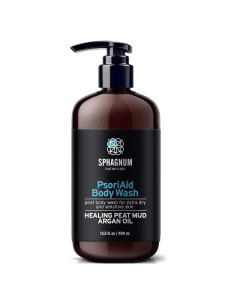 Jabón Corporal Natural Sphagnum 399.5 ml para Psoriasis y Eczema