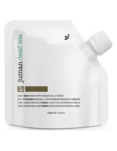 Mascarilla de barro del Mar Muerto Juman 3 en 1 con argán y miel