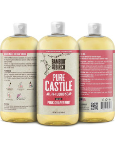 Jabón Líquido Orgánico de Castile Bamboo & Birch 0.95L Pomelo 2